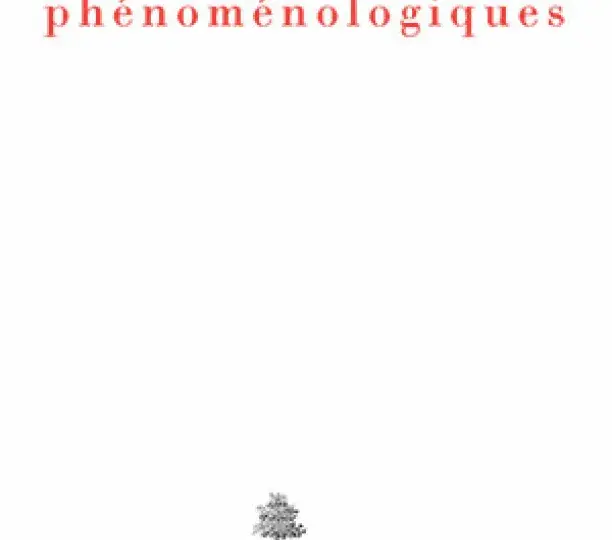 Lectures phénoménologiques 