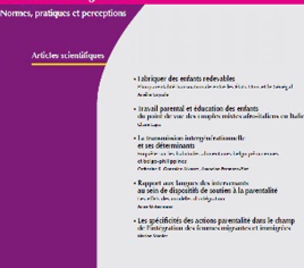 La parentalité sous contrainte des familles immigrées sans domicile en Île-de-France  (N° 134, 2020, p. 83-92) 