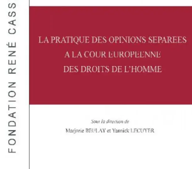 Conclusions générales. Les opinions séparées, révélatrices des tensions au sein de la Cour européenne