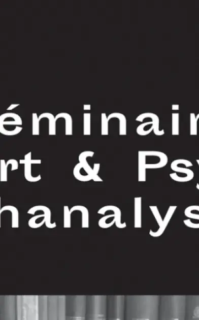 séminaire art et psychanalyse